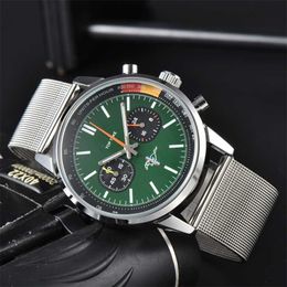 56% OFF watch Watch Top Luxury Mens BR 1884 Automatic Quartz movement Endurance Pro Avenger Chronograph 44mm Multiple Colours Rubber Men