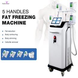 Newly Cryolipolysis Fat Freeze Machine Cryo Body Slimming Equipment Beauty Salon Use 4 Cooling Pads Can Work Together