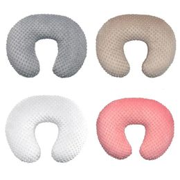 Soft Nursing U-shaped Pillow Slipcover Baby Breastfeeding Pillow Cover for Infants Little Boys Girls Use Supplies 240228