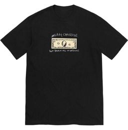 2022 Brand Men039s TShirts fashion box tee logo dollar t shirts8706403