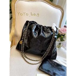 New Mini Garbage Bag Womens Shoulder Large Capacity Chain Shopping Fashion Trend