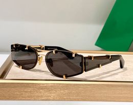 Oval Pilot Sunglasses Gold Metal/gray Lenses 1206 Men Women Shades Lunettes De Soleil Glasses Occhiali Da Sole UV400 Eyewear
