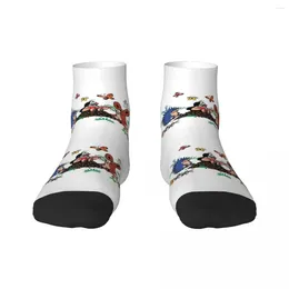 Men's Socks Fashion Happy Mole Men Women Warm 3D Printed Anime Cartoon Krtek Sports Basketball