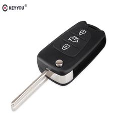 3 Buttons Flip Folding Remote Car Key Shell Cover Case For Hyundai Avante I30 Ix35 Kia K2 K5 Sorento Sportage8597416