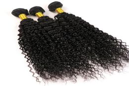 Virgin Human Hair Wefts Brazilian Hair Bundles Weaves Water Wave 834inch Unprocessed Peruvian Indian Malaysian Bohemian Hair Exte4827854