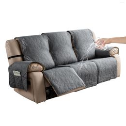 Chair Covers Non-Slip Recliner Sofa 3 Seaters Elastic Band Washable Furniture Protector For Bedroom Office Living Room