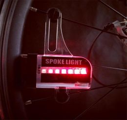 Bike Lights Colorful 14 LED Light Wheels Warning Bicycle 30 Changes Signal Tire Spoke Flash Waterproof Cycling Accessories6780970