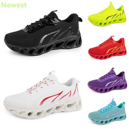 2024 hot sale running shoes mens woman whites orange navy cream pinks black purple Grey trainers sneakers breathable Colour 53 GAI