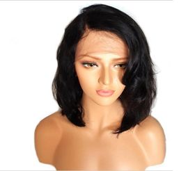 130 Density Short Bob Wigs Korean silk Lace Front Synthetic Wigs Hair Wig Loose Wave Wig Dream Beauty7856084