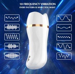 Massage Male Masturbation Cup Automatic Clip Suction Penis Trainer Heating Simulation Vagina Anus Real Female Voice Blowjob Sex To4613690