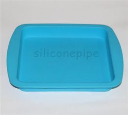 nonstick silicone deep dish tray container 8 non stick wax oil multi use storage jars square pan 8 pcs lot7044268