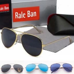 Luxus-Designer-Sonnenbrille Ray 3025/3016 Herren Damen Piloten-Sonnenbrille UV400 Brillen Mode Metallrahmen HD Polaroid-Linsenbrille