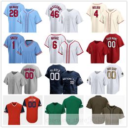 Stitched 2024 Baseball Jersey 5 Albert Pujols 6 Stan Musial 1 Ozzie Smith 64 Ryan Fernandez 65 Giovanny Gallegos 56 Ryan Helsley 47 John King 31 Lance Lynn 38 Drew Rom