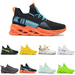 High Quality Non-Brand Running Shoes Triple Black White Grey Blue Fashion Light Couple Shoe Mens Trainers GAI Outdoor Sports Sneakers 2162