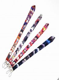 Small whole Tokyo Ghoul Lanyard for Mobile Phone ID Card Holder Keychain Diy Accessories Keychain7837780