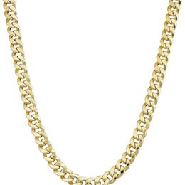 18k Yellow Gold 7.6 Mm Miami Cuban Link Chain Necklace for Men (24 or 26 Inch)