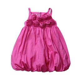 Girls Summer Dress Kids Flower Clothing Children Clothes Girl Ball Dresses Cute Baby Girl Roses Suspender7394948