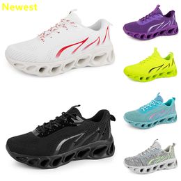 men women running shoes Blacks White Red Blue Yellow Neon Green Grey mens trainers sports outdoor sneakers szie 38-45 GAI color62