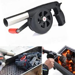 Blowers Outdoor Cooking BBQ Fan Portable Hand Crank Fan Air Blower Grill Picnic Camping Stove Accessories Barbecue Fire Bellows Tools