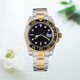 40% OFF watch Watch Mens Mechanical 41MM Automatic Movement Stainless Steel Sliding Button Business Monte Spontaneous