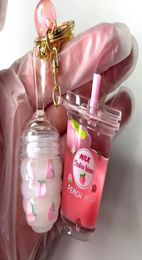 Peach Moisturising Lipgloss Fruit Scent Women039s Keychain Lip Gloss Vegan Glitter Set Vendor8735364