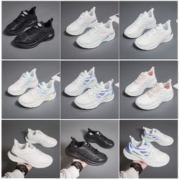 2024 New men women shoes Hiking Running flat Shoes soft sole fashion white black pink bule comfortable sports Z413 GAI