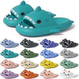 Free Shipping Designer shark slides sandal slipper sliders for men women GAI sandals slide pantoufle mules mens slippers trainers flip flops sandles color55