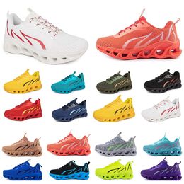 spring men women shoes Running Shoes fashion sports suitable sneakers Leisure lace-up Colour black white blocking antiskid big size GAI 3709