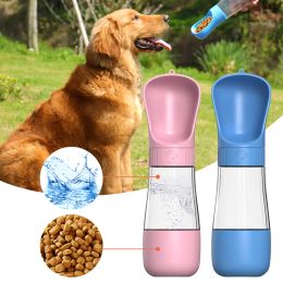 Stickers Portable Dog Water Bottle for Small Large Dogs Bowl Outdoor Walking Puppy Pet Travel Water Bottle Cat Drinking Bowl Dog Supplies