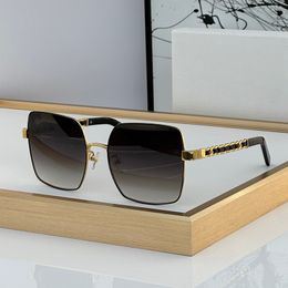 CH8035 Best Selling Custom Designer Polarized sunglasses Men Women Gradient Lenses Square Metal Frame oversized 2024 famous sunglass brand classic style with box