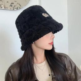 Berets Exquisite Craftsmanship Hat Stylish Plush Fisherman Warm Breathable Outdoor Adventure Gear For Women Autumn Winter Polyester