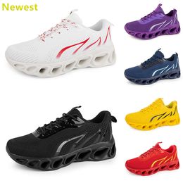 2024 hot sale running shoes mens woman whites navys cream pinks black purple gray trainers sneakers breathable color 94 GAI