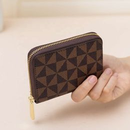 Designer luxury bags Womens Ladies Coin Pocket Square Small Mini Wallet Pu Leather Money Pouch Camo Fashion Oem Pvc Hard Waterproof for Girl Long