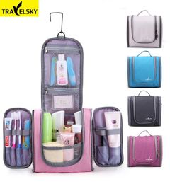 Travelsky Family Travel Organiser Bag Hanging Toilet Makeup Bag Women Waterproof Washing Toiletry Handbags Men Cosmetic Bags5840932