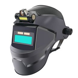 Máscaras de soldagem para pc, ajuste automático de luz variável, visão grande, escurecimento automático, máscara facial para soldagem a arco, corte de moagem