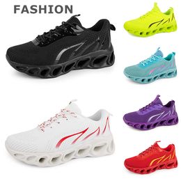 men women running shoes Black White Red Blue Yellow Neon Green Grey mens trainers sports fashion outdoor athletic sneakers eur38-45 GAI color52