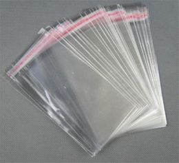 Clear white Resealable OPP Poly Package Bags Transparent Packing Bags Plastic Self Adhesive Seal7517801