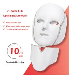 2020 Professional 7 Colors Led Potherapy Beauty Mask PDT Led Facial Machine Light Up Therapy Led Face Mask8716393
