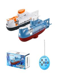 Drones Children remote control submarine toy electric model boat fish tank water tank mini yacht simulation speedboat8410090