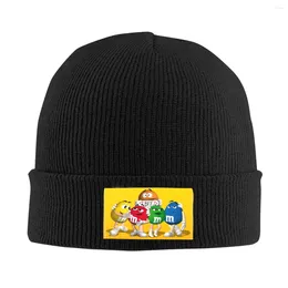 Berets Funny Candy Chocolate Cartoons Bonnet Hats Hip Hop Knitted Hat For Women Men Winter Warm Skullies Beanies Caps