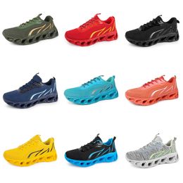 Two Classic Women Men Platform Running Shoes GAI Black Navy Blue Light Yellow Mens Trainers Sports Walking Shoes S s