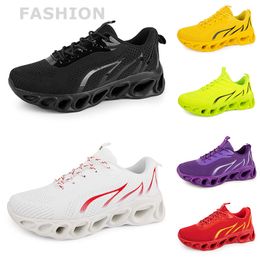 men women running shoes Black White Red Blue Yellow Neon Green Grey mens trainers sports outdoor sneakers szie 38-45 GAI color65