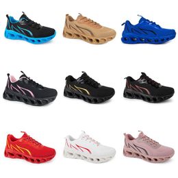 2024 men women running shoes GAI black white purple pink green navy blue light yellow Beige fuchsia Nude plum mens trainers Female sports sneakers jun39