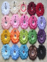 17 Colors 4quot Gerbera Daisy Children039s Hair Accessories baby Girls Flower Clip3310449