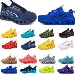 spring men women shoes Running Shoes fashion sports suitable sneakers Leisure lace-up Color black white blocking antiskid big size GAI 689