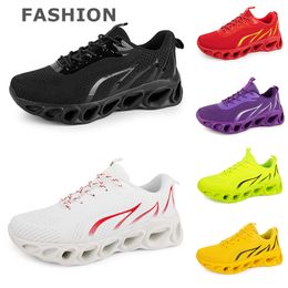 men women running shoes Black White Red Blue Yellow Neon Green Grey mens trainers sports fashion outdoor athletic sneakers eur38-45 GAI color71