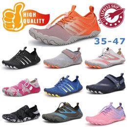 Women Men Quick-dry Breathable Mesh Water Shoes Beach Sneakers Diving Socks Non-Slip-Sneaker Swimming Casual GAI softy comfort