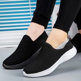 Free Shipping Men Women loafers Running Shoes Soft Comfort Black White Beige Grey Red Purple Blue Green Mens Trainers Slip-On Sneakers GAI color77
