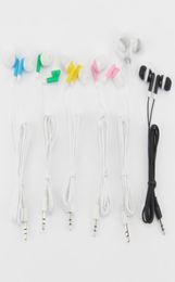 Black Colourful IN Ear Wired Stereo Earbuds Earphones for Phone MP4 for Museum Bus Train Plane One Time USE Disposable Earphone6144627