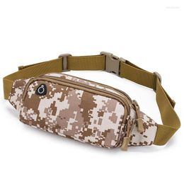 Waist Bags Bag Men's Camouflage Tactics Large Capacity Women's Shoulder Running Device Mobile Phone